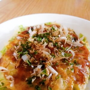 残り野菜の簡単お好み焼き